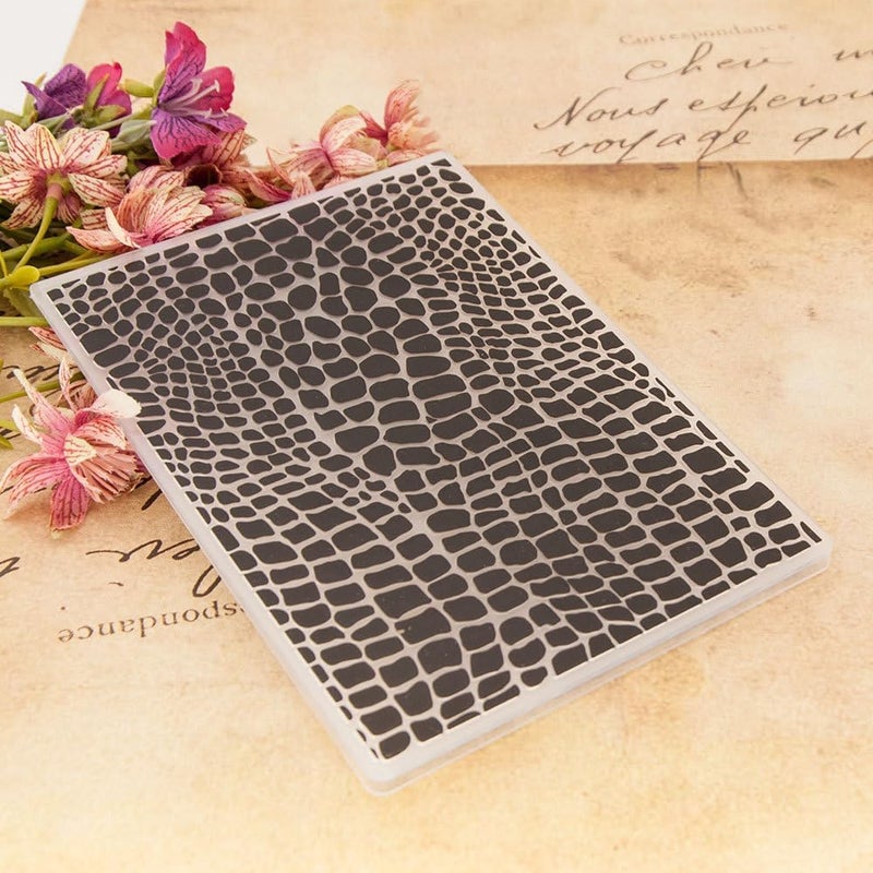 FUGUT 3-D Embossing Folder for Card Making - Plastic Textured Template for DIY Scrapbooking, Paper Crafting and Handmade Art Supplies (3D Texture Fades 8.3 x 5.9 in) - Image 3